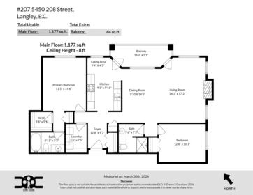 207 5450 208th Street, Langley, BC, Langley — Apartment/Condo for sale