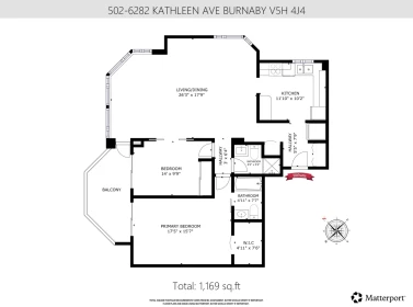 Loft / Bonus Room Photo of 502 6282 Kathleen Avenue, Burnaby, BC