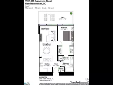 Basement Recreation Room Photo of 1909 898 Carnarvon Street, New Westminster, BC