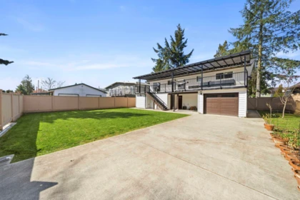 Aerial View of 9720 Seagrave Road, Richmond, BC