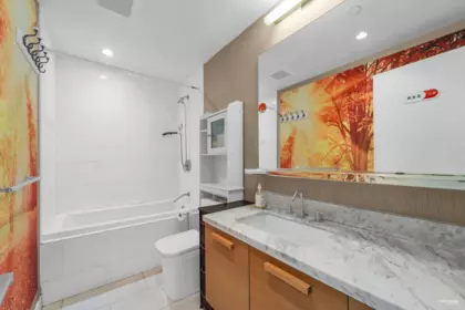 Powder Room Photo of 302 5838 Berton Avenue, Vancouver, BC