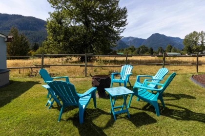 Aerial View of 7569 Oberson Road, Pemberton, BC