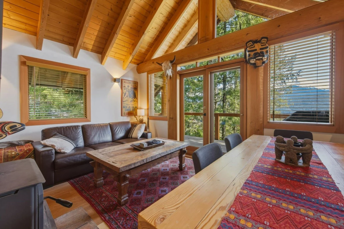 Living Room Photo of 8396 Mountain View Drive, Whistler, BC