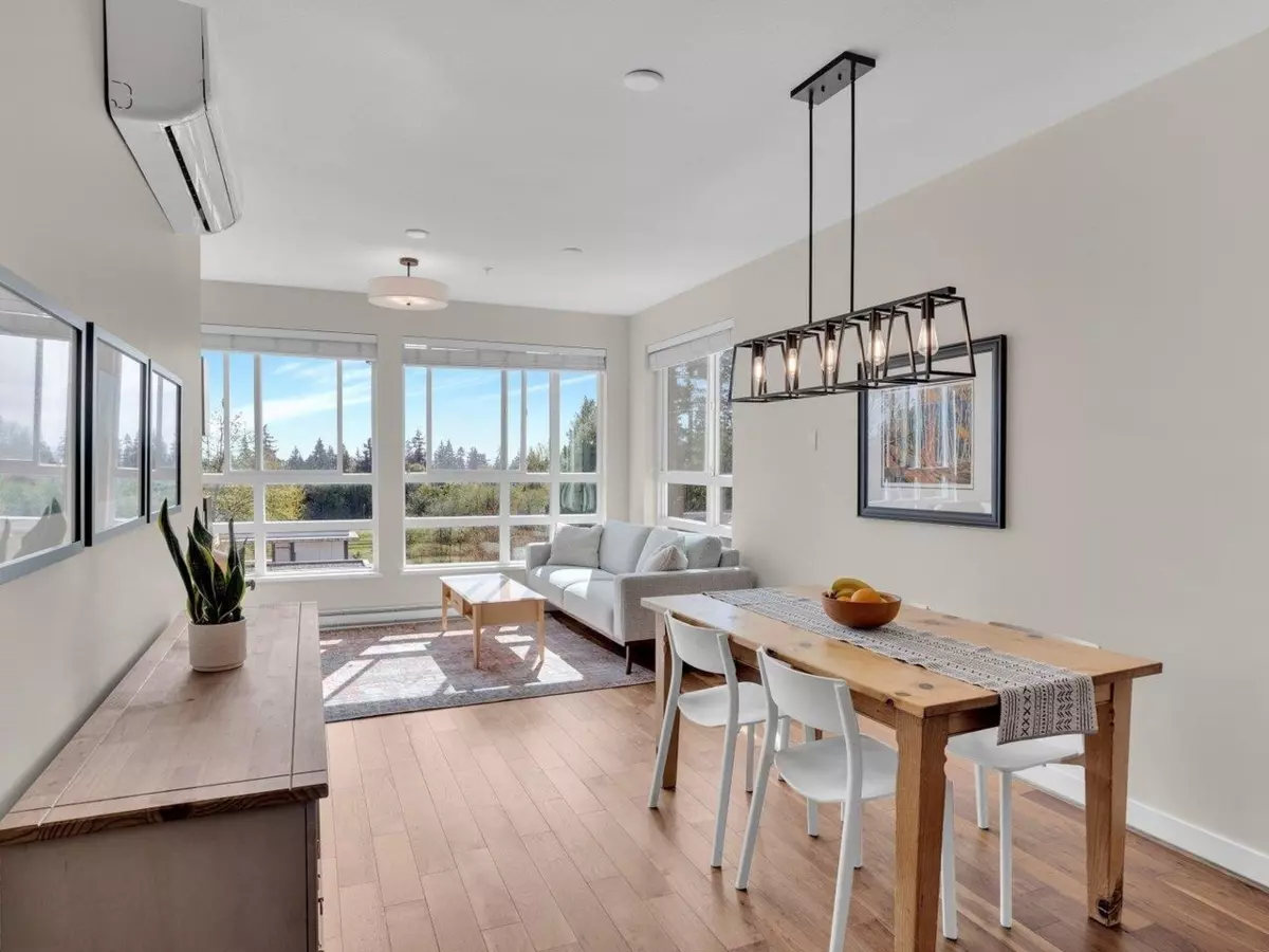 Living Room Photo of 611 3462 Ross Drive, Vancouver, BC