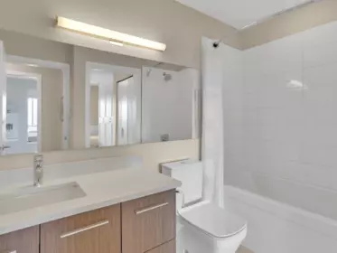 Powder Room Photo of 611 3462 Ross Drive, Vancouver, BC