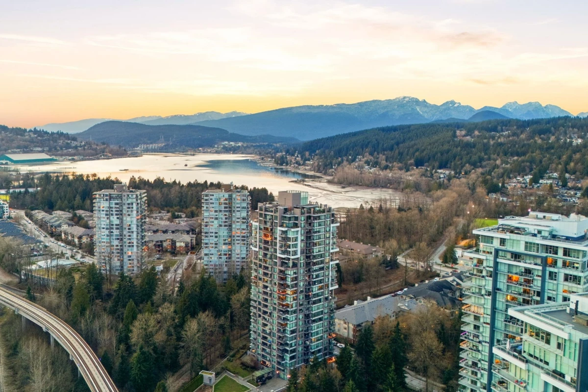 Exterior Rear Photo of 1902 301 Capilano Road, Port Moody, BC