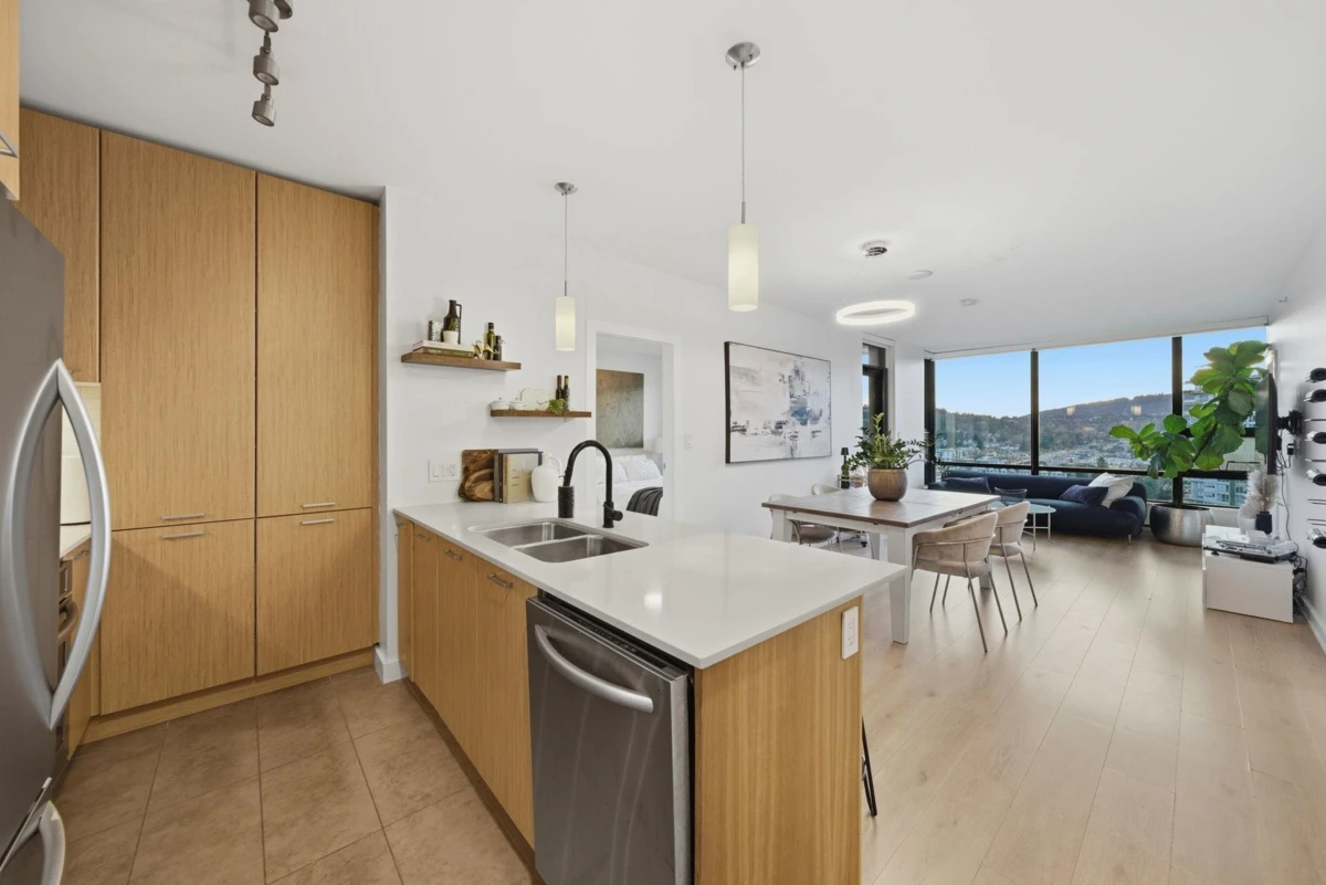 Living Room Photo of 1902 301 Capilano Road, Port Moody, BC