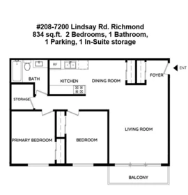 Office / Den Photo of 208 7200 Lindsay Road, Richmond, BC