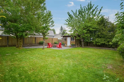 Aerial View of 5019 200b Street, Langley, BC