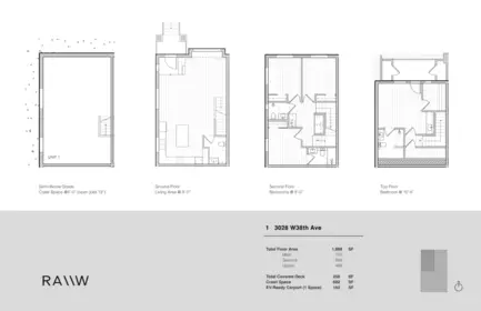 1 3028 W 38th Avenue, Vancouver, BC, Vancouver — Townhouse for sale