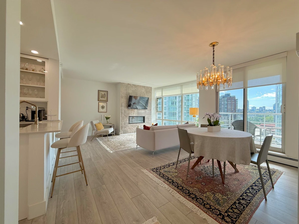 Living Room Photo of 1008 198 Aquarius Mews, Vancouver, BC