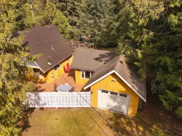 Aerial View of 552 Club Crescent, Mayne Island, BC