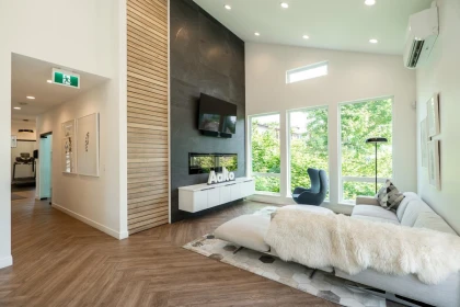 Basement Recreation Room Photo of 13 1228 Hudson Street, Coquitlam, BC