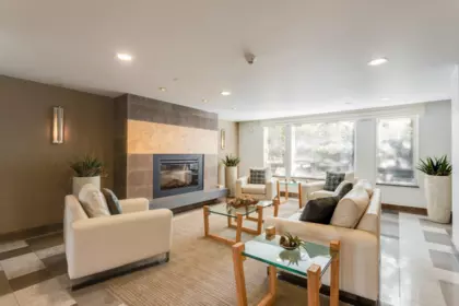 Aerial View of 107 159 W 22nd Street, North Vancouver, BC