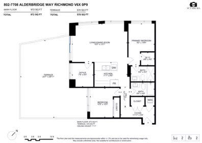 Garage Interior Photo of 802 7708 Alderbridge Way, Richmond, BC