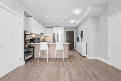 Kitchen Island Photo of 309 3588 Sawmill Crescent, Vancouver, BC