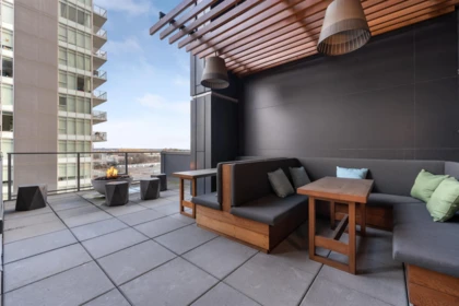 Outdoor Patio Photo of 309 3588 Sawmill Crescent, Vancouver, BC