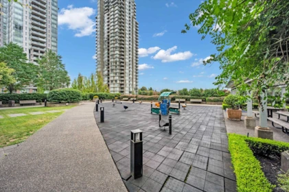 Backyard Photo of 605 2968 Glen Drive, Coquitlam, BC