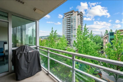 Outdoor Deck Photo of 605 2968 Glen Drive, Coquitlam, BC