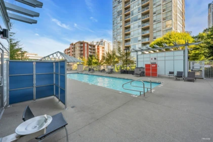 Swimming Pool Photo of 605 2968 Glen Drive, Coquitlam, BC