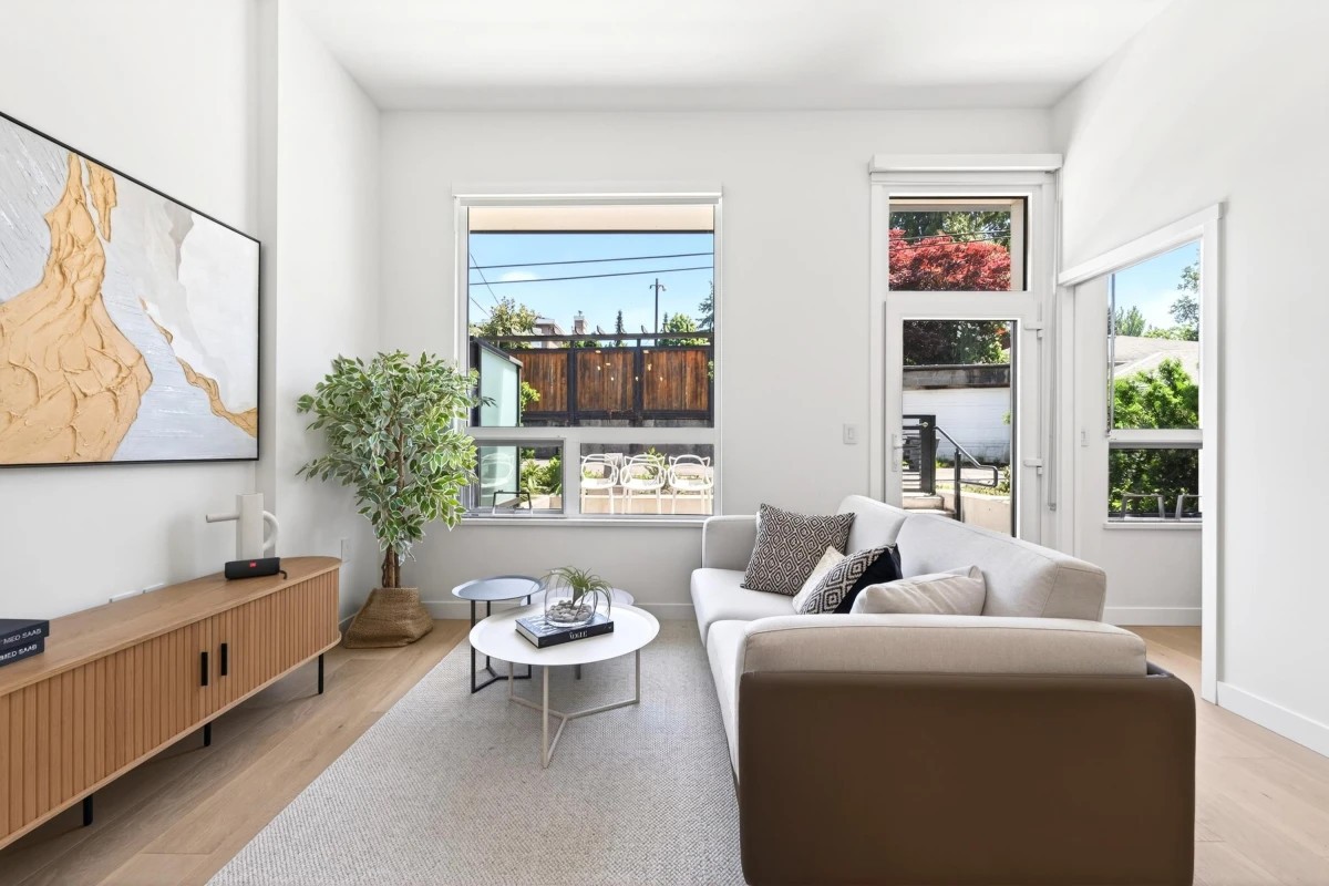 Exterior Rear Photo of 108 5212 Cambie Street, Vancouver, BC
