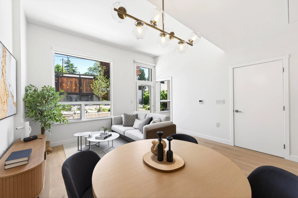 Living Room Photo of 108 5212 Cambie Street, Vancouver, BC