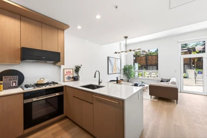 Kitchen Photo of 108 5212 Cambie Street, Vancouver, BC