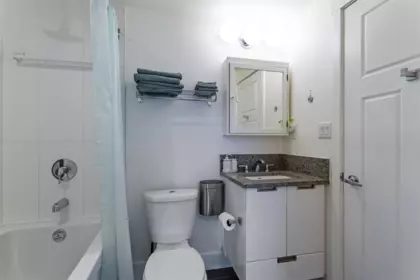 Guest Bathroom Photo of 504 2968 Glen Drive, Coquitlam, BC
