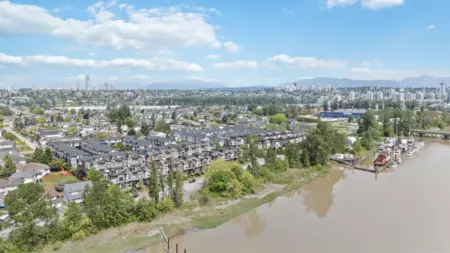 Aerial View of 30 100 Wood Street, New Westminster, BC