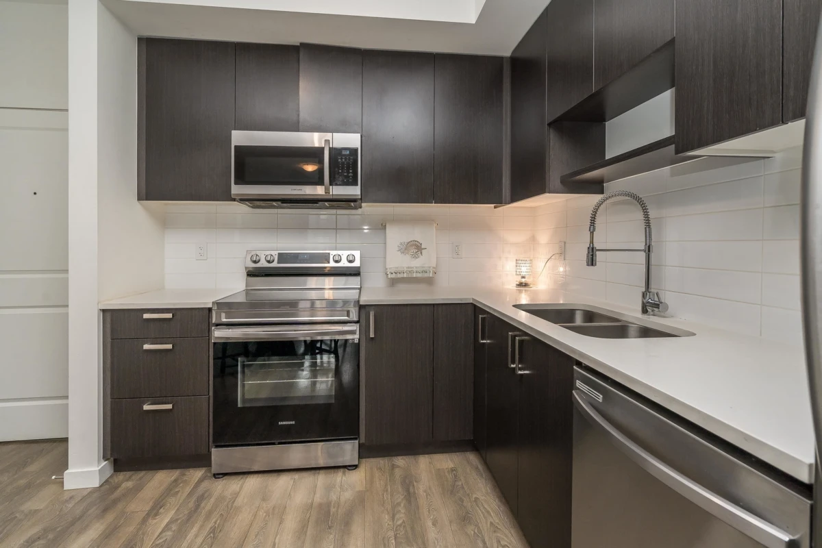 Exterior Rear Photo of 405 15835 85 Avenue, Surrey, BC