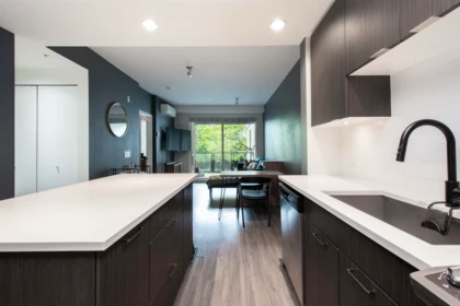 Kitchen Island Photo of 201 719 W 3rd Street, North Vancouver, BC