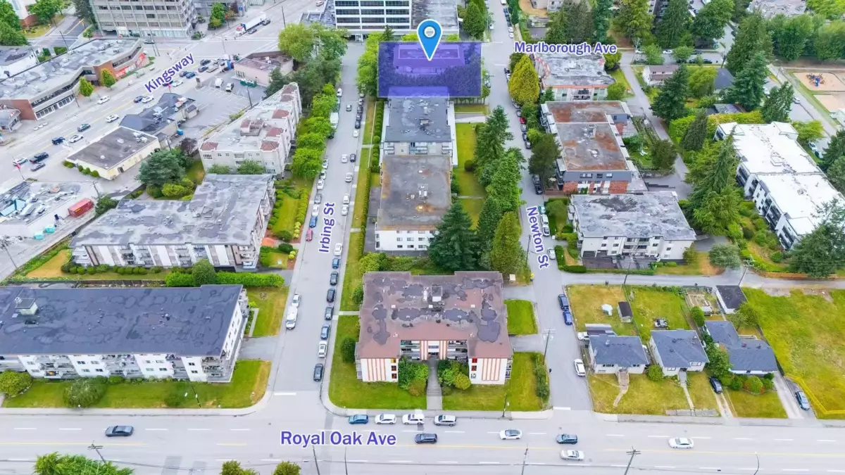 Exterior Rear Photo of 300 6388 Marlborough Avenue, Burnaby, BC