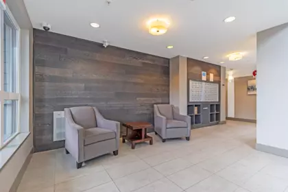 Aerial View of 405 202 Lebleu Street, Coquitlam, BC