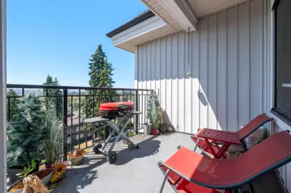 Outdoor Deck Photo of 405 202 Lebleu Street, Coquitlam, BC
