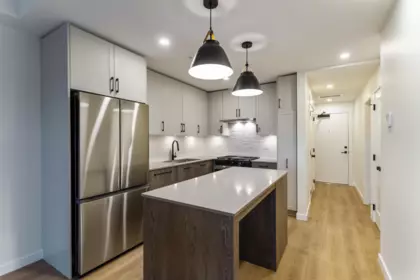Kitchen Island Photo of 513 27218 Aldergrove Town Centre Drive, Langley, BC