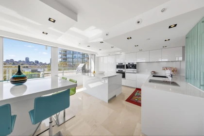 Breakfast Nook Photo of 606 1288 Marinaside Crescent, Vancouver, BC