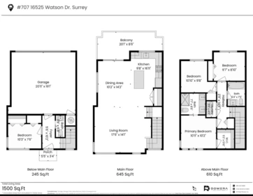 Staircase Photo of 707 16525 Watson Drive, Surrey, BC