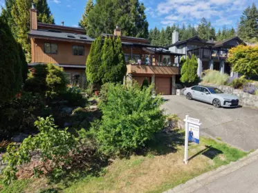 Aerial View of 2940 Dresden Way, North Vancouver, BC