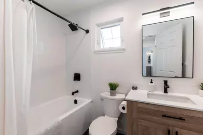 Guest Bathroom Photo of 213 3787 Pender Street, Burnaby, BC