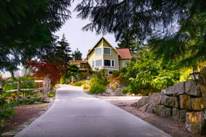Exterior Rear Photo of 5575 Curran Road, Halfmoon Bay, BC