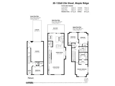 30 13260 236 Street, Maple Ridge, BC, Maple Ridge — Townhouse for sale