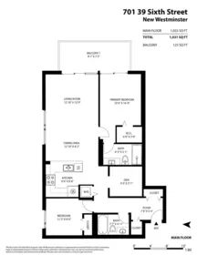 Entry Foyer Photo of 701 39 Sixth Street, New Westminster, BC