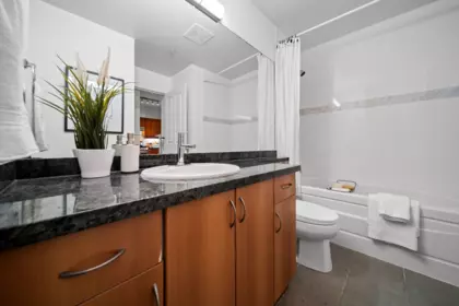 Laundry Room Photo of 108 675 Park Crescent, New Westminster, BC