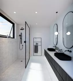 Powder Room Photo of 6577 Lime Street, Vancouver, BC