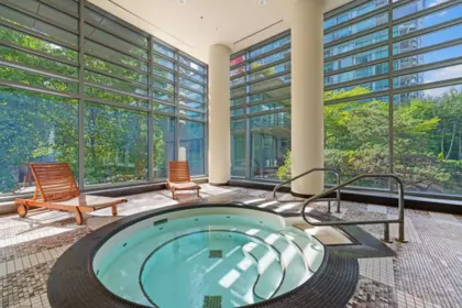 Aerial View of 505 590 Nicola Street, Vancouver, BC