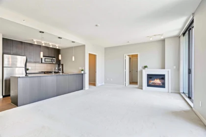 Living Room Photo of 1401 2979 Glen Drive, Coquitlam, BC
