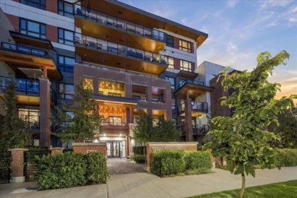 Aerial View of 602 2550 Garden Drive, Vancouver, BC