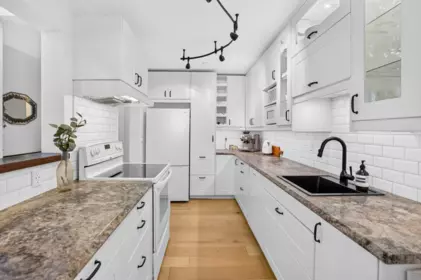 Kitchen Island Photo of 324 9101 Horne Street, Burnaby, BC