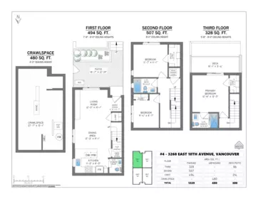 Street View Photo of 4 3268 E 18 Avenue, Vancouver, BC