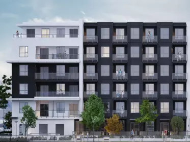 Exterior Rear Photo of 613 14460 105a Avenue, Surrey, BC